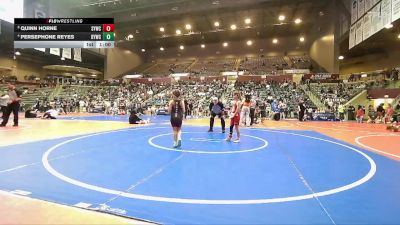 60 lbs Round 2 - Quinn Horne, Springdale Youth Wrestling Club vs Persephone Reyes, Dover Youth Wrestling Club