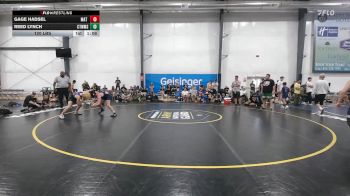 120 lbs Rr Rnd 6 - Gage Hadsel, Mat Demon - K8 vs Reed Lynch, CT Whale - K8