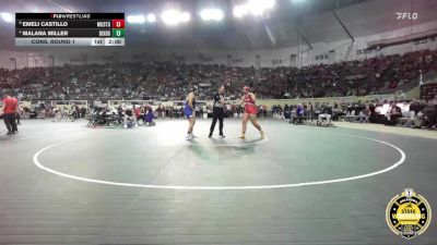 G6A-235 lbs Cons. Round 1 - Emeli Castillo, Mustang-Girls vs Malana Miller, Bixby-Girls