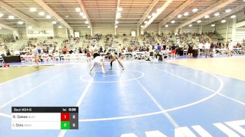120 lbs Rr Rnd 5 - Riley Oakes, Buffalo Valley White vs Izaiah Osis, Granby Rollers