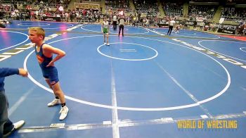 76 lbs Consi Of 16 #1 - Gabriel Martinez, New Creation Wrestling Club vs Landon Johnson, Nebraska Elite