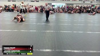 98 lbs Round 4 (6 Team) - Javonni Carraturo, Finger Lakes Elite vs Thiago Finuff, Gator Dawgs