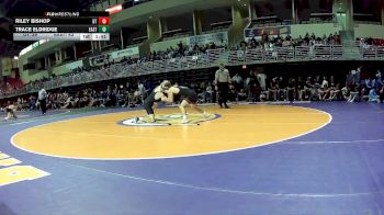 132 lbs 2nd Wrestleback (16 Team) - Trace Eldridge, Cheyenne East vs Riley Bishop, Doniphan-Trumbull