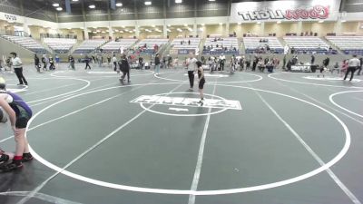 80 lbs Rr Rnd 2 - Zaybri Curiel, West Texas Grapplers vs Lyla Johnson, Elkhart WC