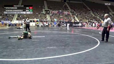 6A 126 lbs Quarterfinal - Stephen Springfield, Mountain Brook vs Kyle Fairless, Spain Park HS