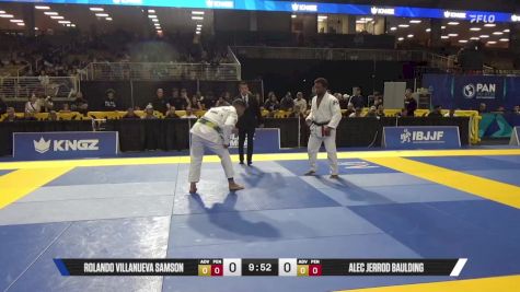 Alec Jerrod Baulding vs Rolando Villanueva Samson 2025 Pan Jiu Jitsu IBJJF Championship