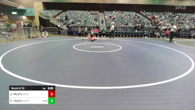 141 lbs Round Of 16 - Jacob Myers, UNATT-Utah Valley vs Carson Taylor, Grand View