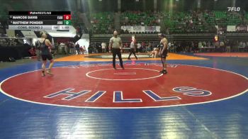 7A 165 lbs Cons. Round 2 - Marcos Davis, Florence vs Matthew Ponder, James Clemens HS