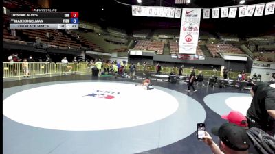 82 lbs 7th Place Match - Tristan Alves, Spring Hills Wrestling vs Max Kugelman, Yuba Sutter Combat Wrestling Club