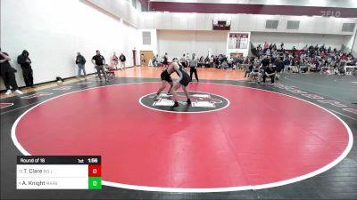 215 lbs Round Of 16 - Tyler Clare, Bellingham vs Angelo Knight, Marblehead/Swampscott