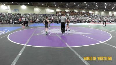 84 lbs Consi Of 16 #2 - Liam Shepherd, Burns Oregon vs Teagan Luna, Mat Sense