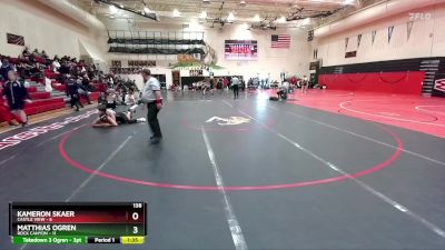 138 lbs Round 3 (4 Team) - Kameron Skaer, Castle View vs Matthias Ogren, Rock Canyon