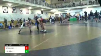 160 lbs Cons. Round 6 - Cameron Gilb, Milan Tribe Wrestling Club vs Vincent Freeman, Midwest Xtreme Wrestling