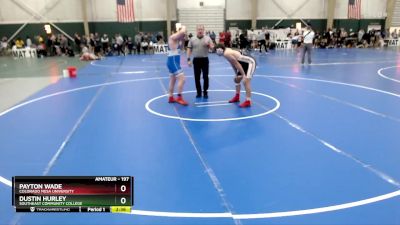 197 lbs Champ. Round 2 - Payton Wade, Colorado Mesa University vs Dustin Hurley, Southeast Community College