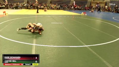 85 lbs Semifinal - Kade McNamara, Z-M (Zumbrota/Mazeppa) vs Carter Sell, F/MCC