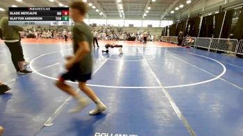 80 lbs Rr Rnd 1 - Slade Metcalfe, Indiana Outlaws Green vs Slayton Anderson, Team Barracuda Elem