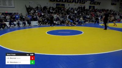 135 lbs Semifinal - Ashton Besmer, Buchanan vs Moses Mendoza, Gilroy