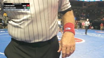 135 Class 1 lbs Champ. Round 1 - Julian Smith, Principia vs Dotty Bolling, Polo