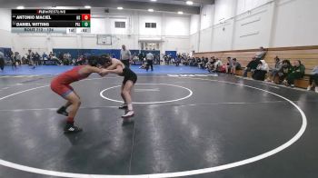 124 lbs Cons. Round 2 - Daniel Witting, Palma vs Antonio Maciel, North Salinas