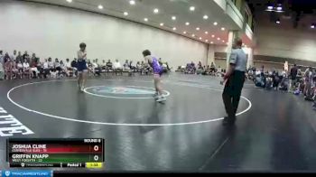 152 lbs Round 8 (10 Team) - Joshua Cline, Centerville Elks vs Griffin Knapp, West Forsyth