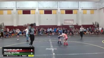 55 lbs Cons. Round 1 - Michael Willford, Gaston Grizzlies vs Benjamin Willard Jr, Pelion Youth Wrestling