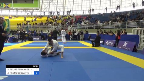 JOÃO FELIPE FERNANDES DOS SANTOS vs JOAO PEDRO GOULARTE RODRIGUES DA 2023 Brasileiro Jiu-Jitsu IBJJF