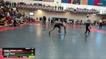 144 lbs Cons. Round 1 - Tyler Wells, Century vs Angel Merino-Lucas, Warrenton