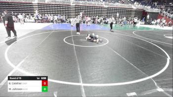 54 lbs Round Of 16 - Benjamin Catellier, Casper WC vs Mason Johnson, Black Fox Wr Ac