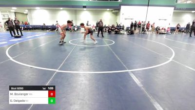 157 lbs Consi Of 16 #1 - Michael Boulanger, MA vs Gabriel Delgado, NV