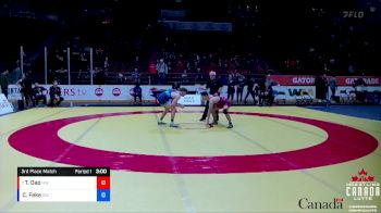61kg 3rd Place Match - Tin Dao, Hamilton WC vs Cooper Feke, Guelph WC