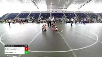 130 lbs Quarterfinal - Isabella Marie Gonzales, Fearless vs Olisha Graymountain, Northern Grapplers