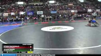 Champ. Round 1 - Kyson Baker, Billings Skyview vs Ethan MacDonald, Flathead (Kalispell)