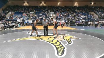 1 - 215 lbs Cons. Semi - William Shepherd, John I. Burton vs Azriel Tyson, Bath County High School