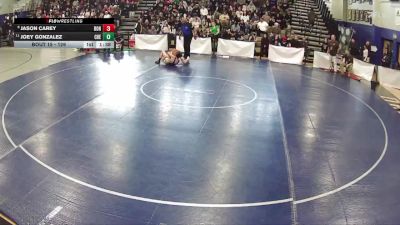 126 lbs Champ. Round 1 - Joey Gonzalez, Cheyenne vs Jason Carey, Bonanza