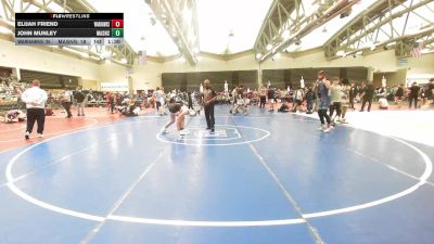 131 lbs Rr Rnd 1 - Elijah Friend, Warhawks Wrestling Black vs John Munley, Mat Assassins Red