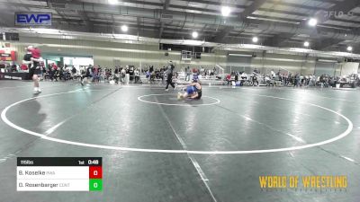 115 lbs Consi Of 32 #2 - Brody Koselke, Region Wrestling Academy vs Dallas Rosenbarger, Contender Wrestling Academy