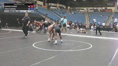 160 lbs Cons. Round 4 - Sophia Flores, Unattached vs Kenya Bruno, Ottawa University