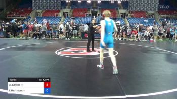 120 lbs Cons 16 #1 - Hayden Wright, Oklahoma vs Jack Bridenstine, Minnesota