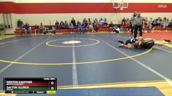 150 lbs Cons. Semi - Dayton Ullrich, OABCIG vs Weston Kaestner, Benton Community