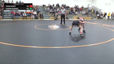 J-11 lbs Cons. Semi - Carter Russell, Wrath vs Aram Banes, Hawkeye Wrestling Academy