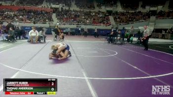 D1-190 lbs Cons. Round 3 - Jarrett Huber, Mountain View Hs (Mesa) vs Thomas Anderson, Higley