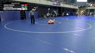 52 lbs Consi-qtrs - Mason Christie, Mahwah vs Cooper Grab, Mechanicsburg