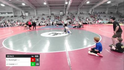 90 lbs Rr Rnd 3 - Colin Guisinger, Illinois Cornstars vs Jacob Liuzza, Buffalo Valley Wrestling Club - Black