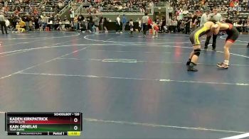 120 lbs Quarterfinal - Kain Ornelas, Team Zapas vs Kaden Kirkpatrick, Moyer Elite