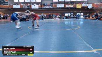 138 lbs Cons. Round 5 - Tillman Allen, Sugar-Salem vs Jonah Knapp, Gooding