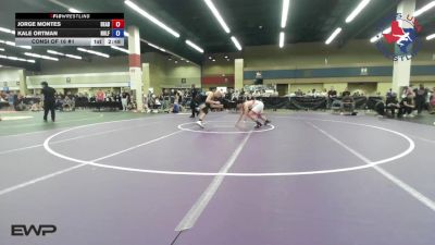165 lbs Consi Of 16 #1 - Jorge Montes, Dead Shot Wrestling Club vs Kale Ortman, Nolfpack Wrestling Academy