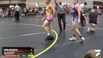 107 lbs Round 3 (6 Team) - Devin Ehler, Team Gotcha vs Owen Peterson, Untouchables Black