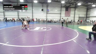 140 lbs Round 5 (3pm Friday) - Brendan Kinley, PA Silver vs Kaicen Akpan, Terps Xtreme
