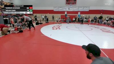 58-60 lbs Round 4 - Nolan Cano, PVBC WARRIORS vs Gunnar Achziger, Eaton Reds WC