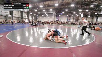 145 lbs Rr Rnd 2 - Wyatt Snyder, Gold Medal Wrestling Club - Easton vs Luke Evans, Blue Wave